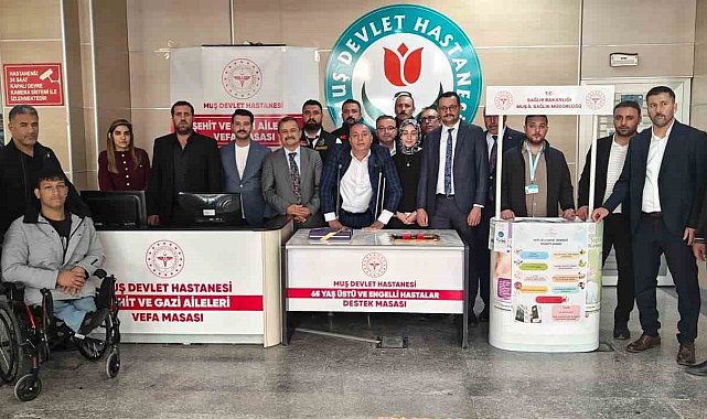 Muş Devlet Hastanesi'nde "Vefa Masası" kuruldu
