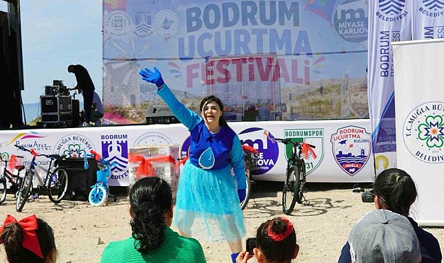 MUSKİ'den Bodrum Uçurtma Festivali'nde çocuklara su tasarrufu eğitimi