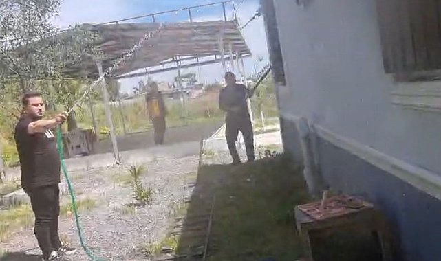 Müstakil evdeki yangını vatandaşlar ve itfaiye söndürdü