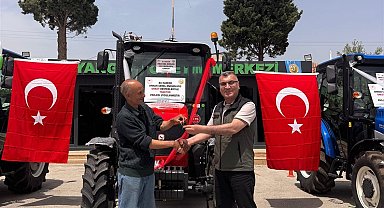 Mut'ta orman köylüsüne traktör desteği