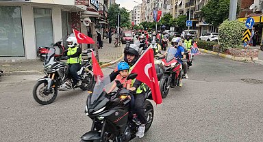Nazilli'de iki tekerli kutlama