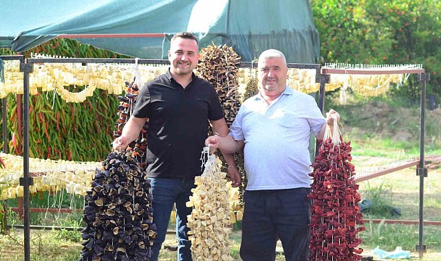 Nazilli'de kurutmalık sebze oymacılığı "bacasız fabrikaya" dönüştü