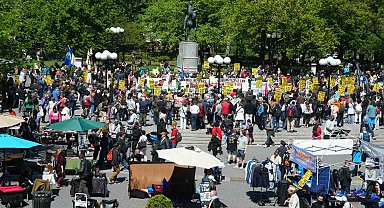 New York'ta 1 Mayıs yürüyüşü