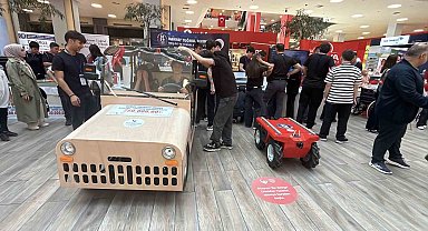 Öğrenciler üretti, sanayiciler inceledi