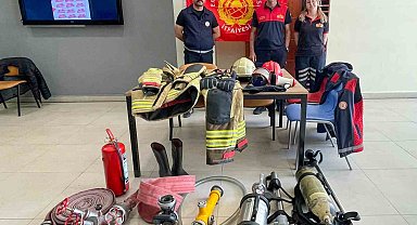 Öğrencilere itfaiyecilik mesleği tanıtıldı