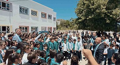 Okullarda Bodrum FK coşkusu yaşandı