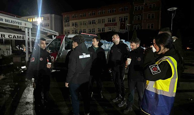 OMÜ Arama-Kurtarma ekibi sel bölgesinde görev aldı