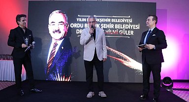 Ordu Büyükşehir Belediyesi, 'Altın Zirve Ödülü'ne layık görüldü