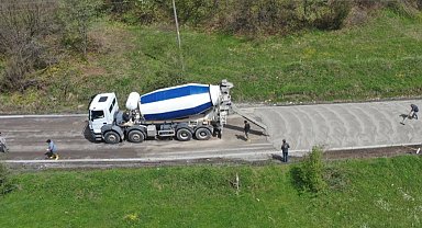 Ordu Büyükşehir'den Akkuş'a modern yol