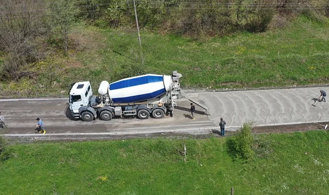 Ordu Büyükşehir'den Akkuş'a modern yol