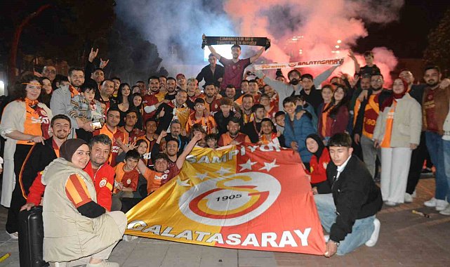 Ordu'da Galatasaray'ın 26. şampiyonluğu coşkuyla kutlandı