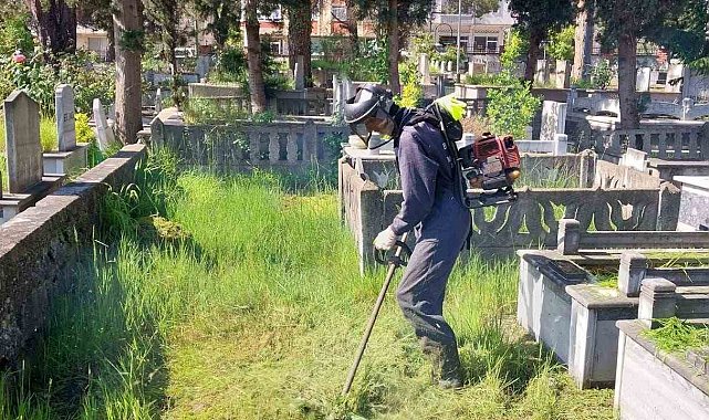 Ordu'da mezarlıklar bayrama hazırlanıyor