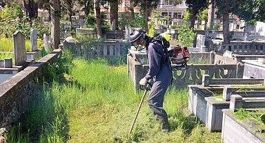 Ordu'da mezarlıklar bayrama hazırlanıyor