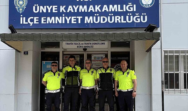 Ordu'da polis bayramda görev başında