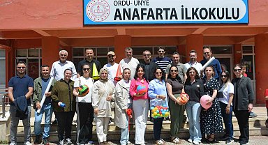 Ordu'da veliler ve öğretmenler aynı parkurda yarıştı