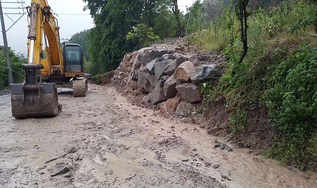 Ordu'da sel alarmı