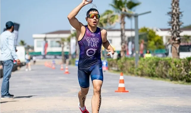 Ordu'lu sporcu Ayvalık Triatlonu'nda birinci