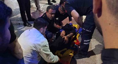 Otomobil ile motosiklet çarpıştı: 1 yaralı