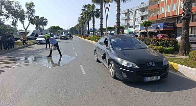 Otomobilin çarptığı yaya ağır yaralandı