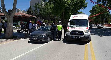 Otomobilin çarptığı yaya ağır yaralandı
