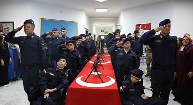 Özel ihtiyaç gençler için temsili askerlik heyecanı