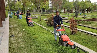 Parklarda yaz hazırlığı