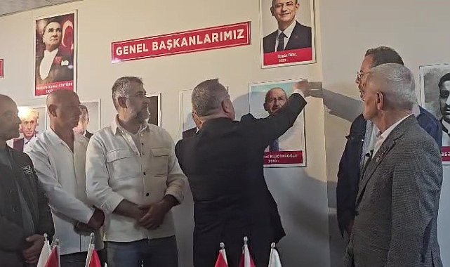 Parti binasından Kılıçdaroğlu'nun fotoğrafı kaldırıldı