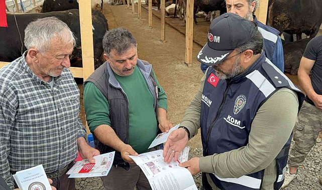 Polis, kurban pazarında vatandaşları dolandırıcılığa karşı uyardı