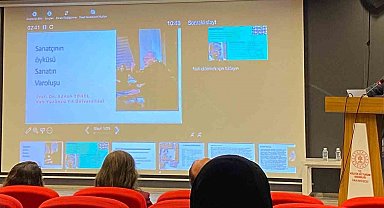 Prof. Dr. Adnan Tönel 'Sanatın Varoluşu'nu anlattı
