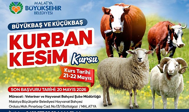 "İslami usullere uygun ve güvenli kurban kesimi" eğitimi verilecek