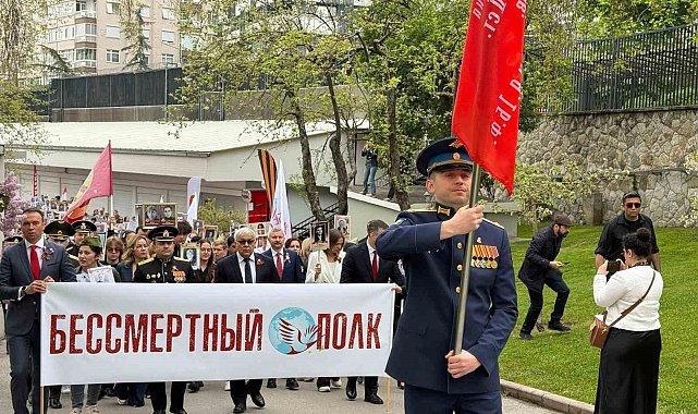Rusya'nın Ankara Büyükelçiliği'nde "Zafer Günü" kutlandı