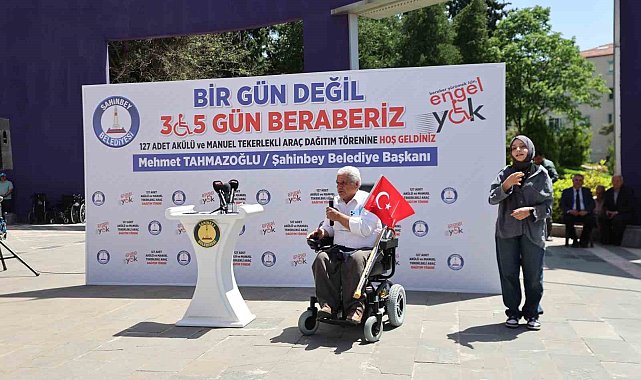 Şahinbey Belediyesi 5 bin engellinin 'eli ayağı' oldu