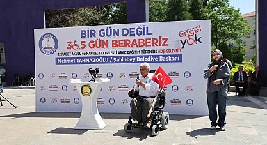 Şahinbey Belediyesi 5 bin engellinin 'eli ayağı' oldu