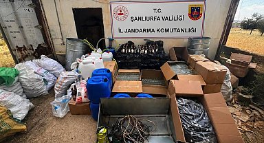 Sahte alkol üretim deposuna operasyon: 1 gözaltı