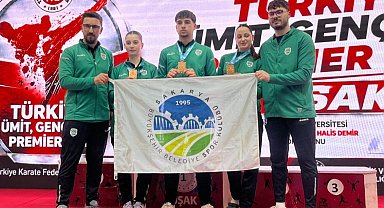 Sakarya'nın sporcuları farklı illerde kürsüde