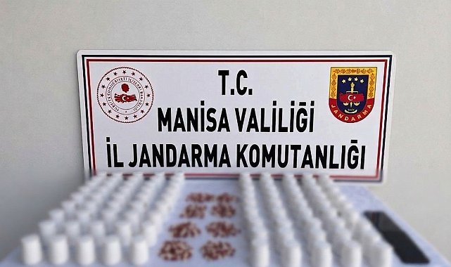 Salihli'de 5 bin 238 adet uyuşturucu hap ele geçirildi