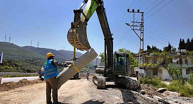 Samandağ'da 23 milyon euro'luk dev altyapı yatırımında yüzde 40 seviyesine ulaşıldı