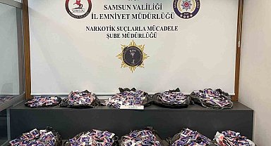 Samsun'da 44 bin adet uyuşturucu hap ele geçirildi