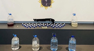 Samsun'da likit uyuşturucu ve hap ele geçirildi