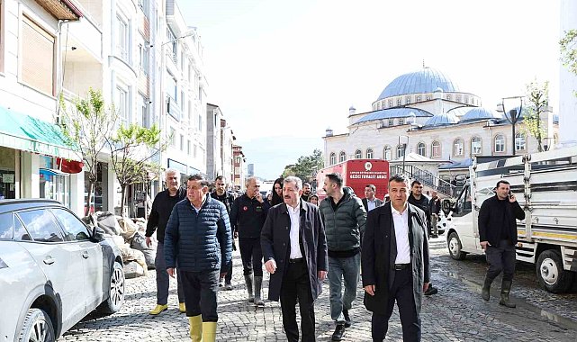 Samsun'da sel bölgesinde inceleme