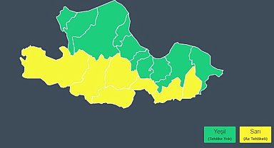 Samsun'un iç kesimleri için kuvvetli yağış uyarısı