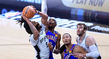 San Antonio Spurs, Oklahoma City Thunder'ı yenerek seriyi 2-2 yaptı