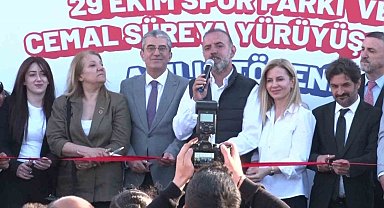 Sancaktepe'de 29 Ekim Spor Parkı ve Cemal Süreya Yürüyüş Yolu açıldı