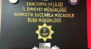 Şanlıurfa'da 6 kilo 800 gram uyuşturucu ele geçirildi