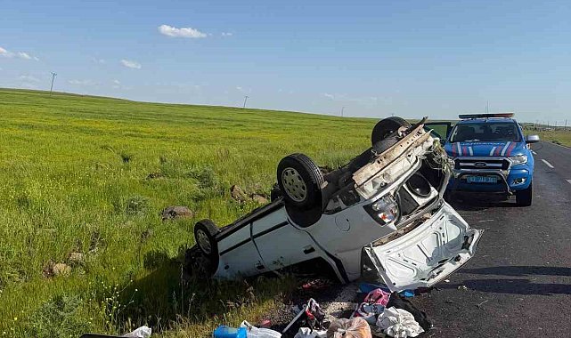 Şanlıurfa'da otomobil takla attı: 5 yaralı