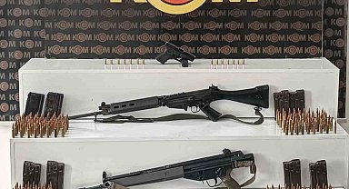 Şanlıurfa'da ruhsatsız uzun namlulu silahlar ele geçirildi