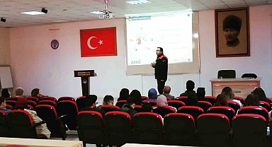 Şaphane MYO öğrencilerine KBRN farkındalık eğitimi