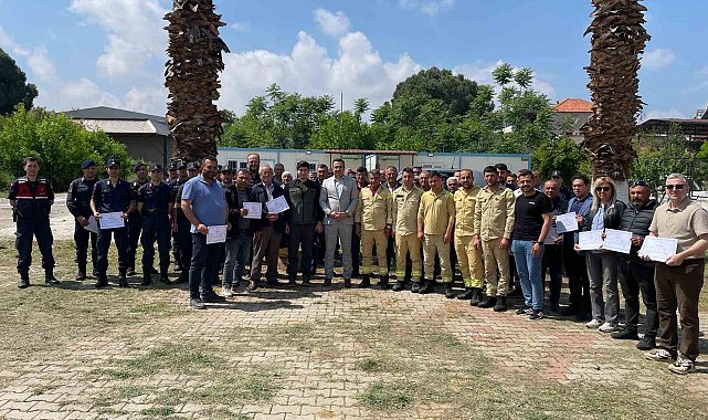 Sarıgöl'de 95 kişiye yangın eğitimi