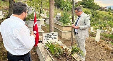 Şehit ailelerine bayram ziyareti