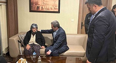 Şehit annesini Çorlu'ya vali ve başkan uğurladı